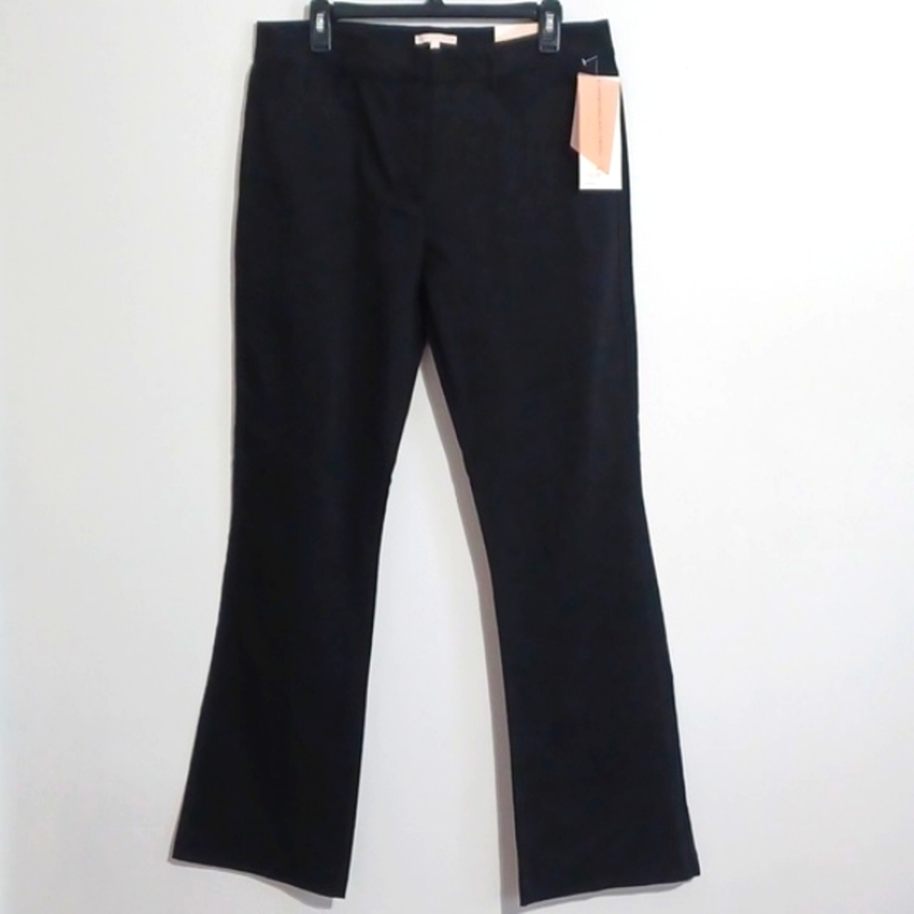 ELITE COLLECTION boot-cut casual black pants. Work Wear, Dress pants 15/32. NWT